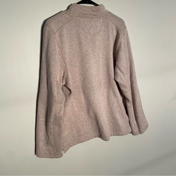 EUC WOOLRICH L/S 1/2 Snap Button High Neck Henley Sweater Top Beige M1763 MENS M - Picture 6 of 7